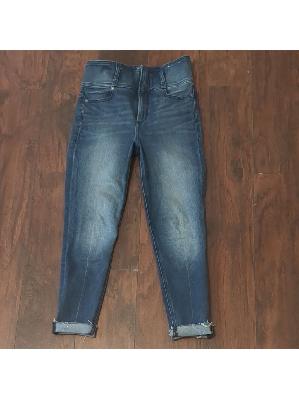 Express Ankle Legging Jeans Super High Rise - Picture 3 of 8